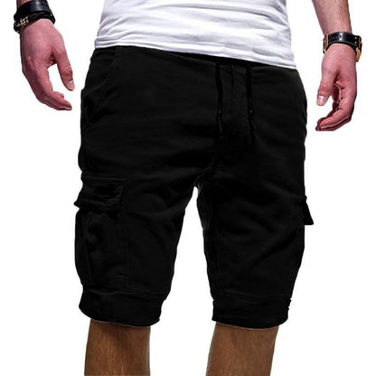 Men Breathable Anti- Wrinkle Chino Cargo Quick Dry Shorts Multi Pockets Summer Beach Pants | ZK36