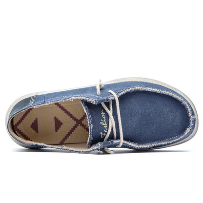 Men’s Breathable Lace-Up Summer Sneakers | Lightweight Low-Top Casual Shoes | 8803