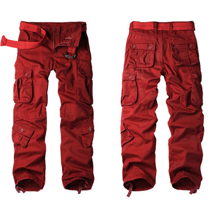 Men's Trousers Cargo Pants Outdoor Multi-Pocket Overalls Trousers Plus Size Casual Pants |
