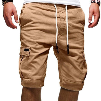 Men Breathable Anti- Wrinkle Chino Cargo Quick Dry Shorts Multi Pockets Summer Beach Pants | ZK36