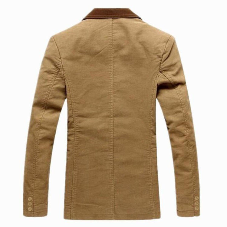 Men's Blazer Casual Oversize Coat Fashion Long Sleeve Blazer Slim Fit Suit Jacket | 8012#