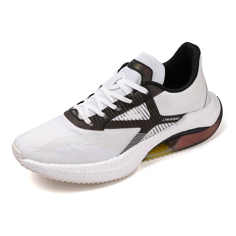 Men's Lightweight Cushioning Sneaker Outdoor Running Sports Elastic Shoes | W2303