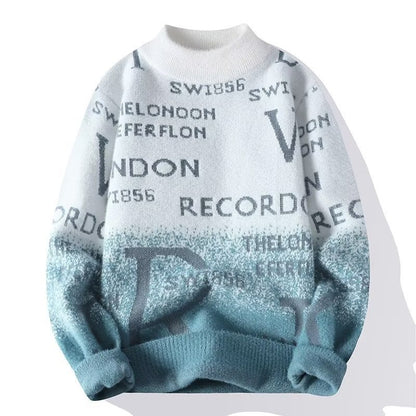 Oversized Pullovers Men’s Sweater Casual StreetwearCotton Jumper | 10928