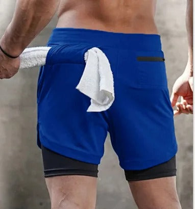 Men's Cozy Short Athletic Gym Shorts With Pockets Elastic Casual Shorts | DK-858