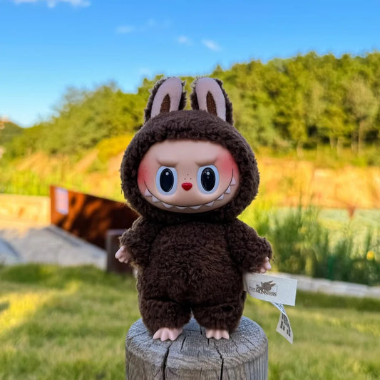 New Arrival Macaroon Chestnut Cocoa Bag Pendant – Labubu Toy Keychain | Labubu-chestnut cocoa