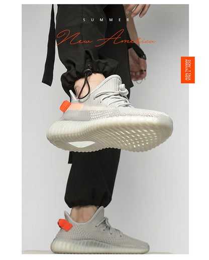 Unisex Premium Flyknit Running Shoes – All-Season Comfort Trainers | Lightweight & Breathable | 350