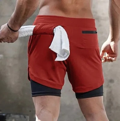 Men's Cozy Short Athletic Gym Shorts With Pockets Elastic Casual Shorts | DK-858