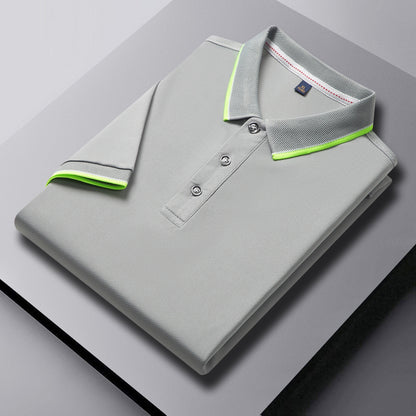 Men's Short-Sleeved Lapel Golf Polo Shirt Quick Dry & Embroidered Design T-Shirt | SG2316