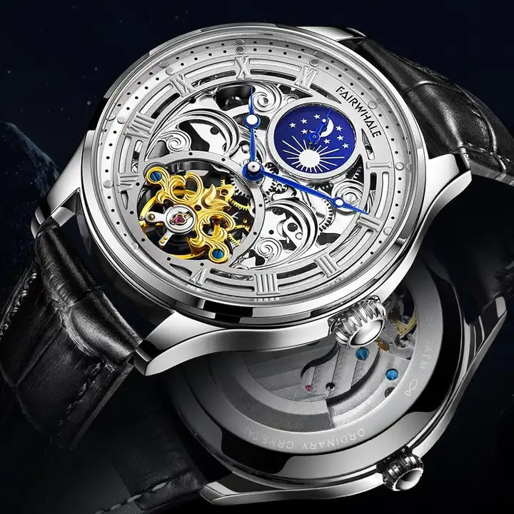 Men's Mechanical Luxury Automatic Wristwatch Stainless Steel Waterproof Watch | J117