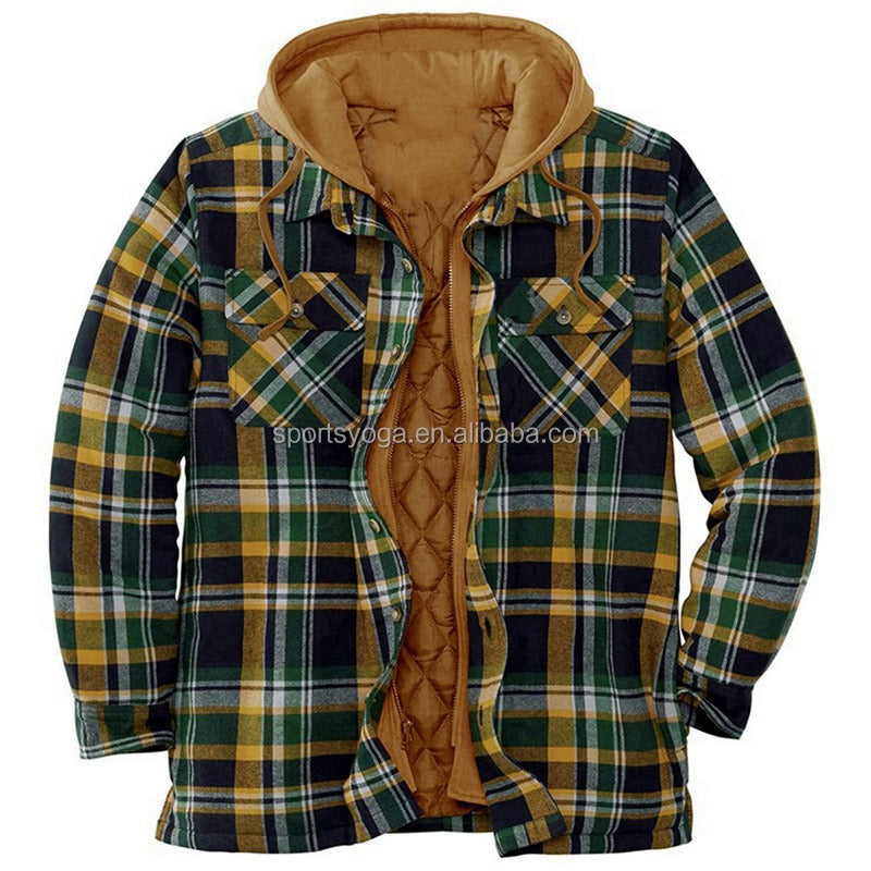Winter Jacket Single-breasted Thicken Long Sleeve Hoodie | 210901