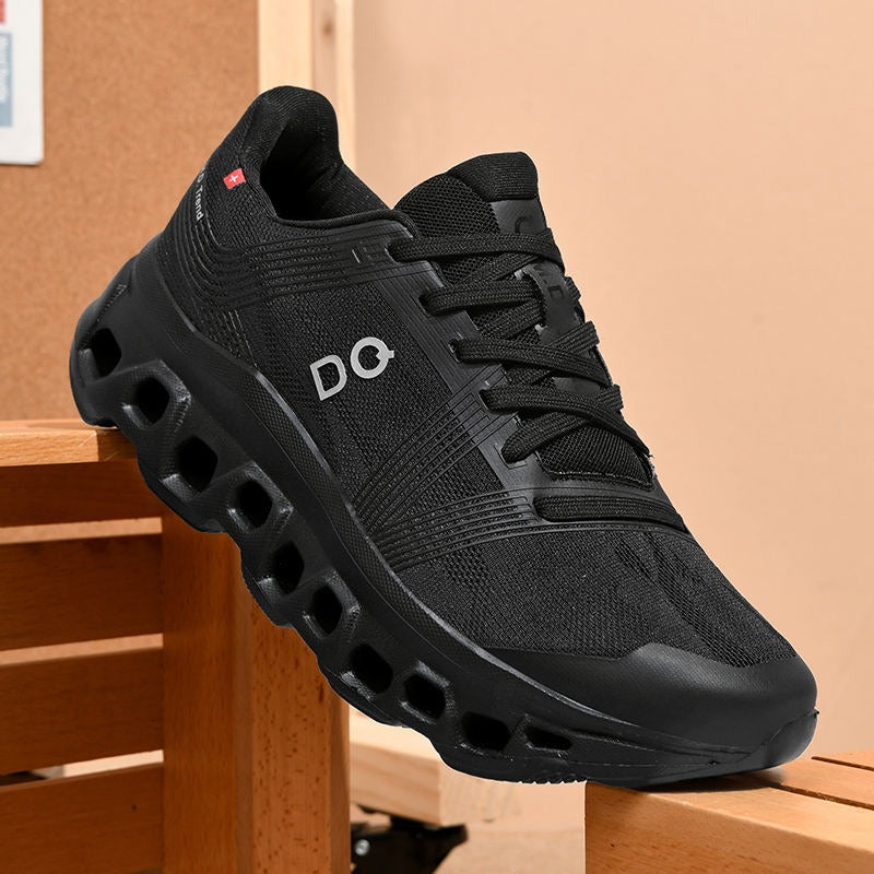 Latest Design Men High Tech Lace-up Trainers Breathable Shock Absorbed Sole Sports Sneaker High Quality Running Shoes | 9916