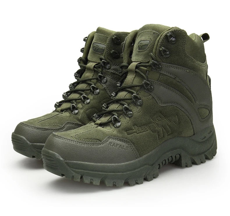 High Top Mil-Com Side Zip Boots Army Security Shoes | A09
