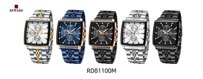 Men's Watches Quartz Luxury Business Luminous Hands Waterproof Watch | RD81100M