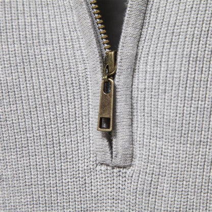 Cardigan con cerniera in cotone, maglioni casual, maglione invernale a collo alto | Y832 