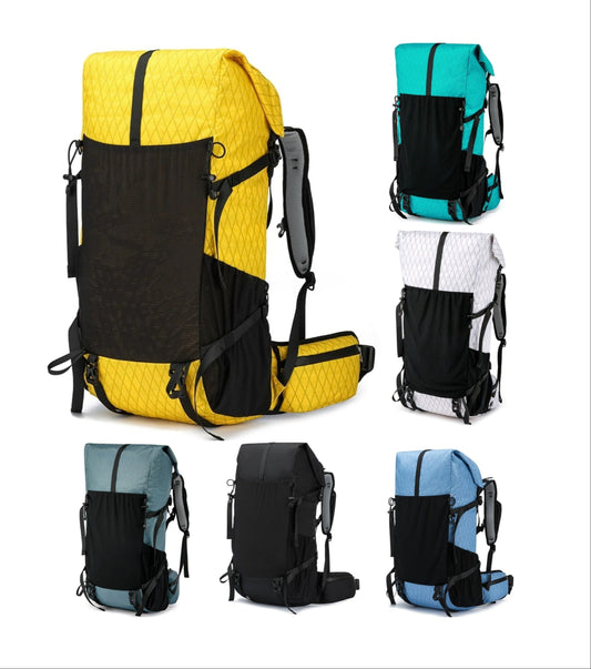 Royal Mountain 40L+10 Roll-Top Backpack – Expandable Hiking Rucksack UK | 1316