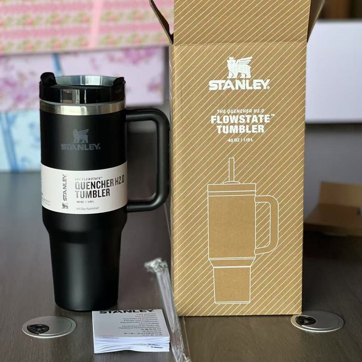 STANLEY 304 Stainless Steel Cup with Straw | Stanley01