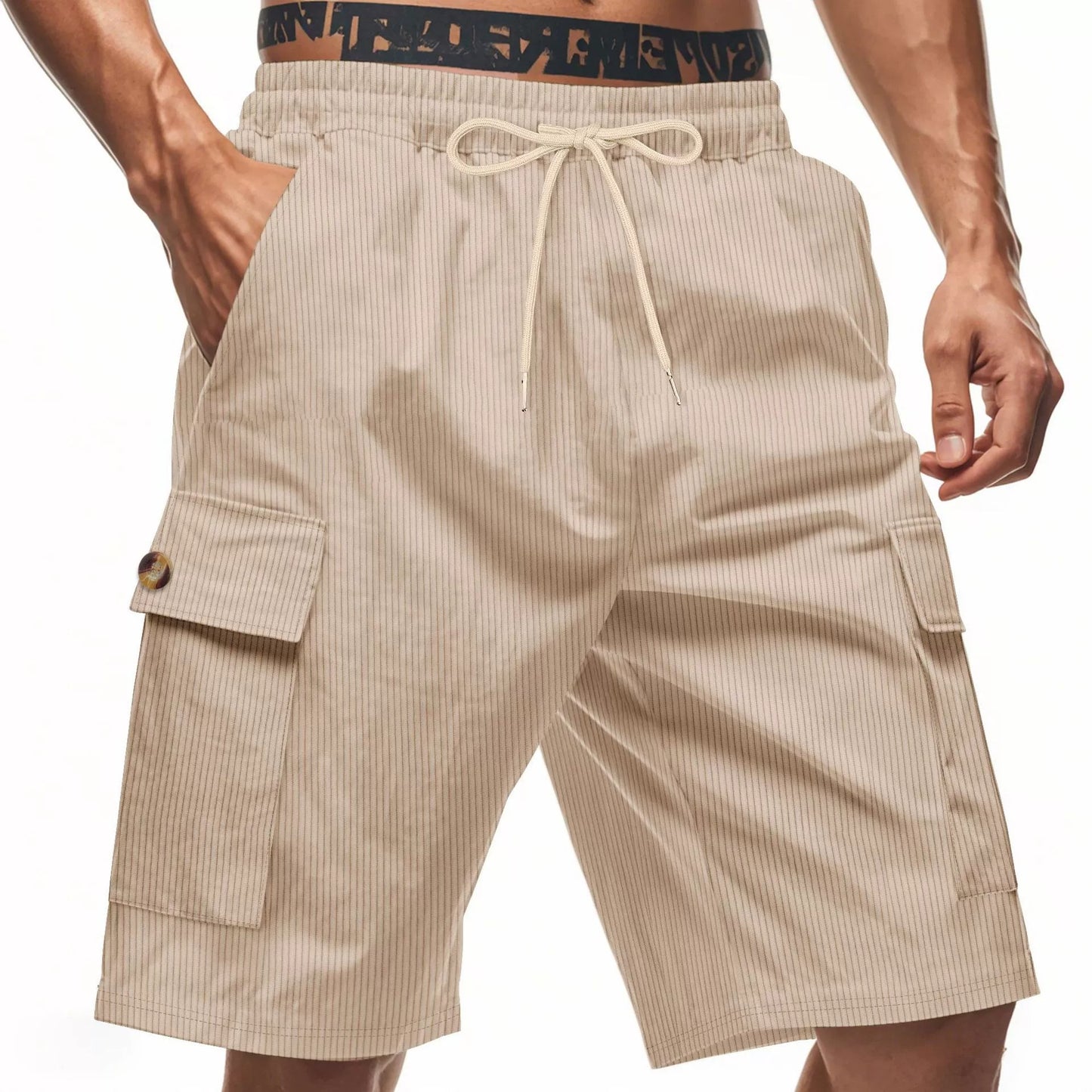 Men's Corduroy-Texture Cargo Shorts - Summer Relaxed Fit Utility Shorts | CFT-1