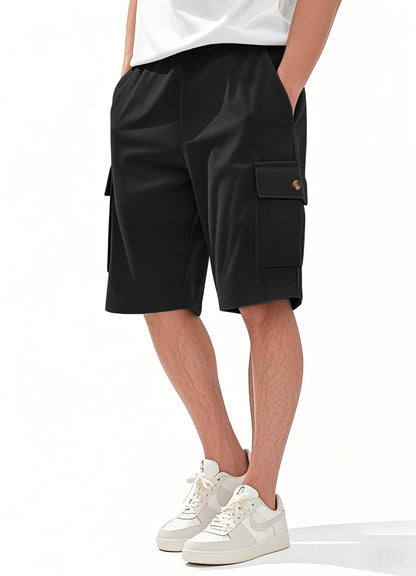 Men's Corduroy-Texture Cargo Shorts - Summer Relaxed Fit Utility Shorts | CFT-1