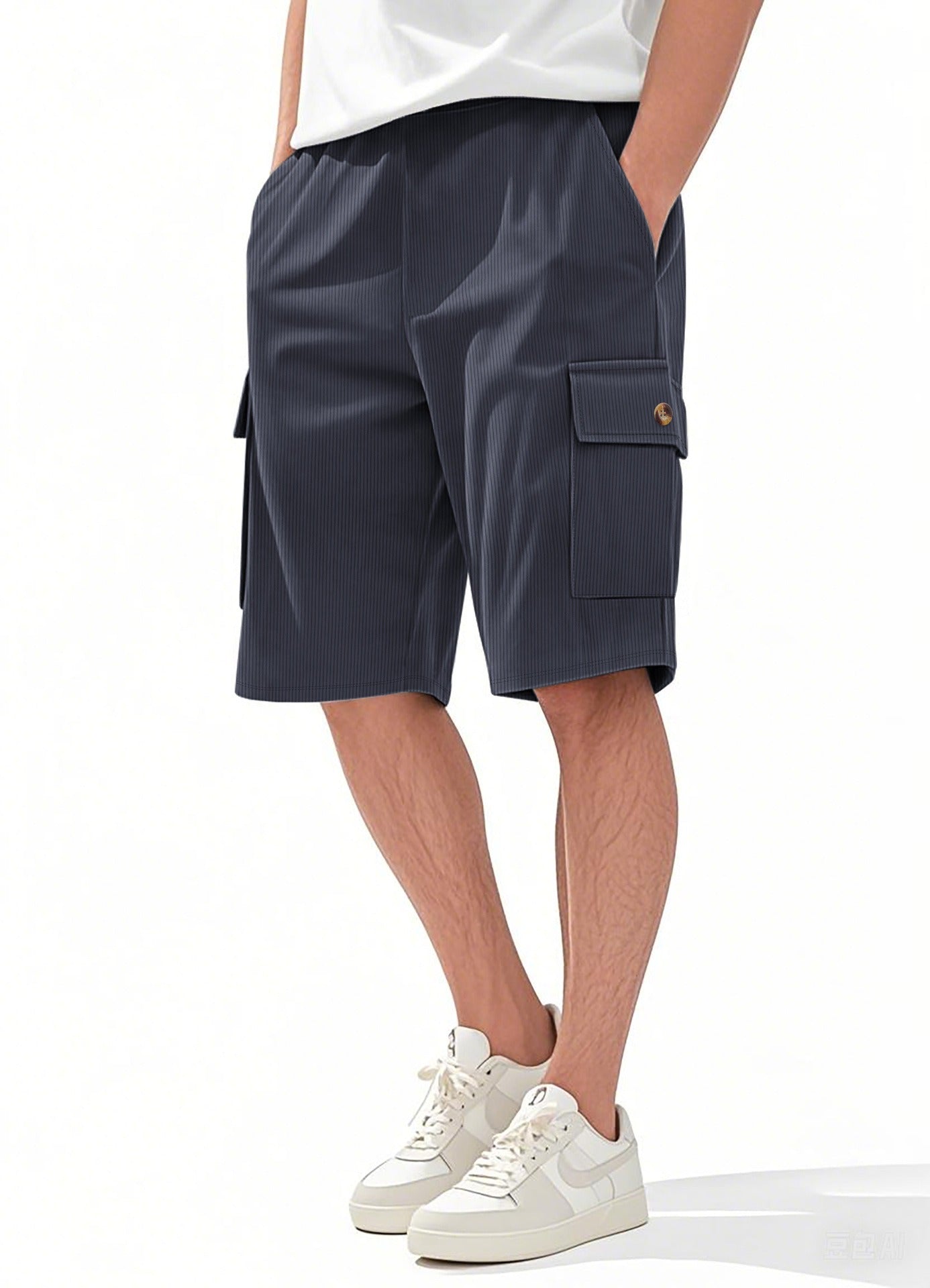 Men's Corduroy-Texture Cargo Shorts - Summer Relaxed Fit Utility Shorts | CFT-1