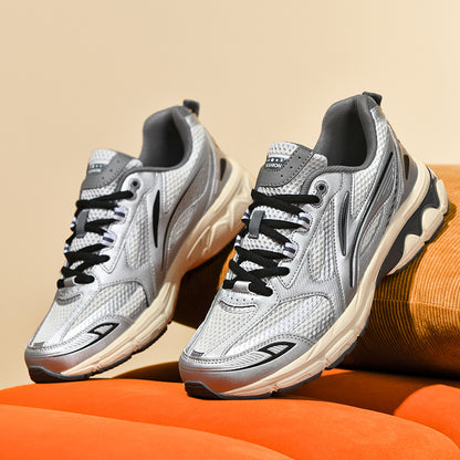Men’s Retro Sport Sneakers – Lightweight Breathable Trainers with Cushioned Sole | A98