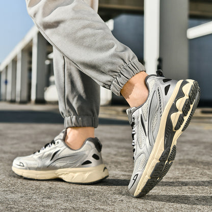Men’s Retro Sport Sneakers – Lightweight Breathable Trainers with Cushioned Sole | A98