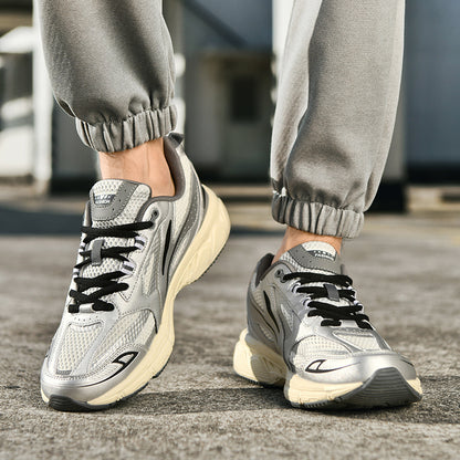 Men’s Retro Sport Sneakers – Lightweight Breathable Trainers with Cushioned Sole | A98