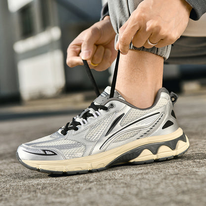 Men’s Retro Sport Sneakers – Lightweight Breathable Trainers with Cushioned Sole | A98