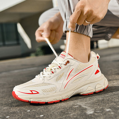 Men’s Retro Sport Sneakers – Lightweight Breathable Trainers with Cushioned Sole | A98