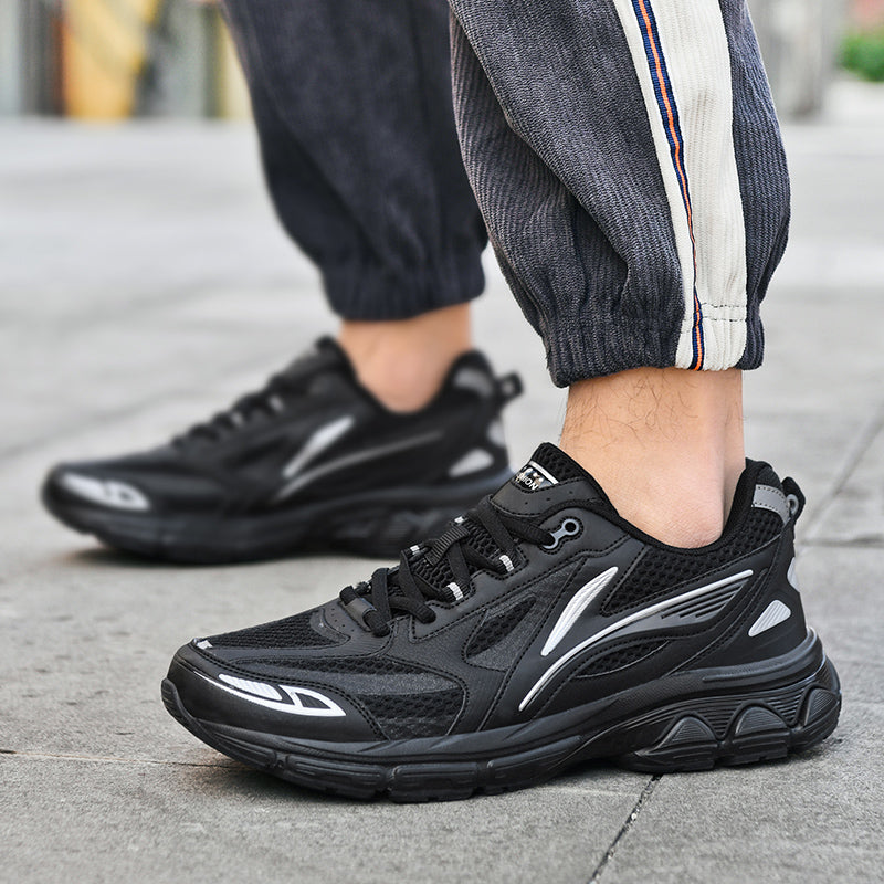 Men’s Retro Sport Sneakers – Lightweight Breathable Trainers with Cushioned Sole | A98