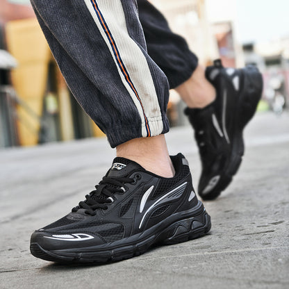 Men’s Retro Sport Sneakers – Lightweight Breathable Trainers with Cushioned Sole | A98