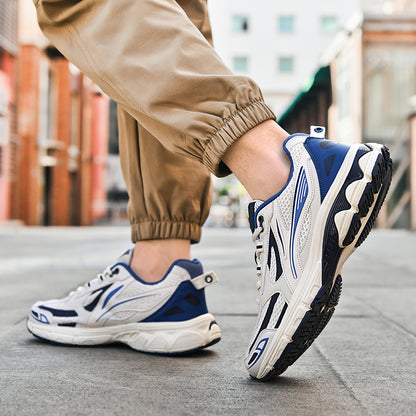 Men’s Retro Sport Sneakers – Lightweight Breathable Trainers with Cushioned Sole | A98