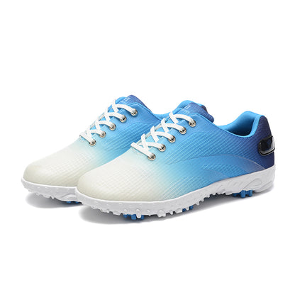 Premium Golf Shoes Rubber Sole Athletic Sneakers Comfortable Golfer Footwear  | 9043