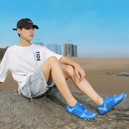 Men's Beach Swim Surf Sneakers Lightweight Breathable Mesh Shoes | D023