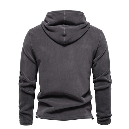 Men’s Fleece Hoodie – Warm Winter Pullover with Drawstring Hoodie | HD09