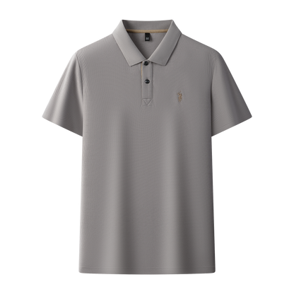 Men's Premium 220GSM Hexagonal Pearl Mercerized Cotton Polo Shirt Embroidered Summer Collection | 8561