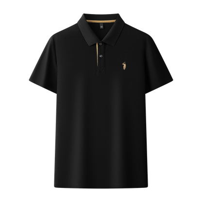Men's Premium 220GSM Hexagonal Pearl Mercerized Cotton Polo Shirt Embroidered Summer Collection | 8561