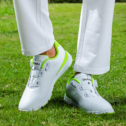 Men's Leather Golf Shoes Waterproof Non-slip Spike less Golf Shoes | 20626