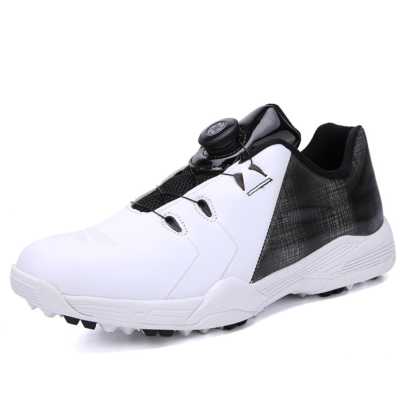 BOA Designer Golf Shoes Waterproof Spiked Golf Trainers | J8003