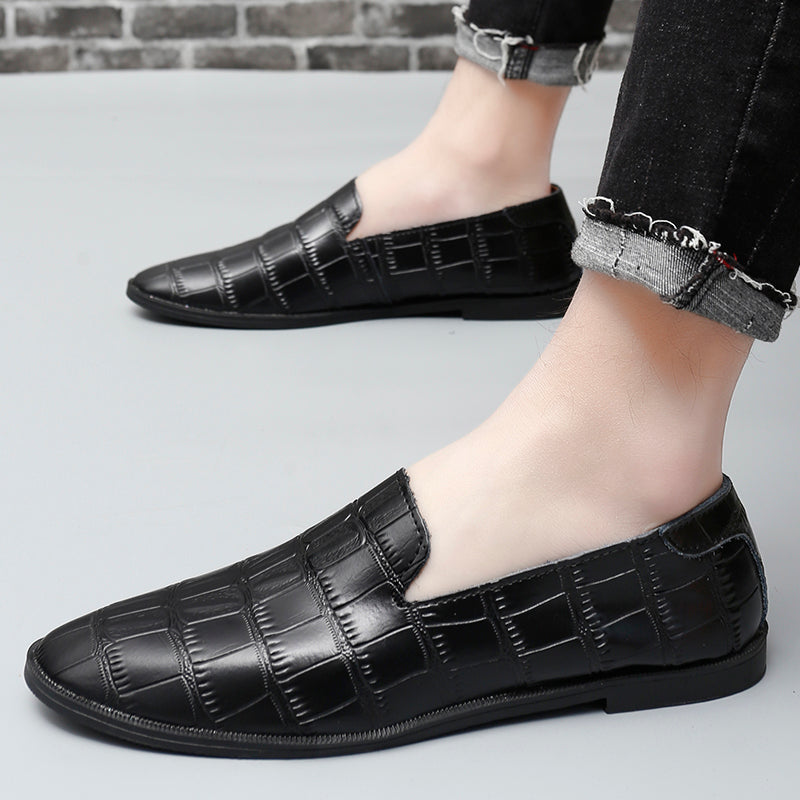 Men's Summer Casual Loafers Genuine Leather Moccasins Breathable Shoes | 2207