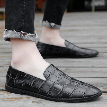 Men's Summer Casual Loafers Genuine Leather Moccasins Breathable Shoes | 2207