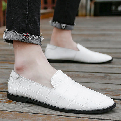 Men's Summer Casual Loafers Genuine Leather Moccasins Breathable Shoes | 2207