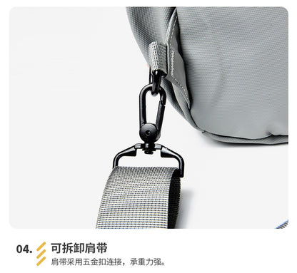 OMASKA Men’s Crossbody Bag – Waterproof Oxford Sling with USB | 2313