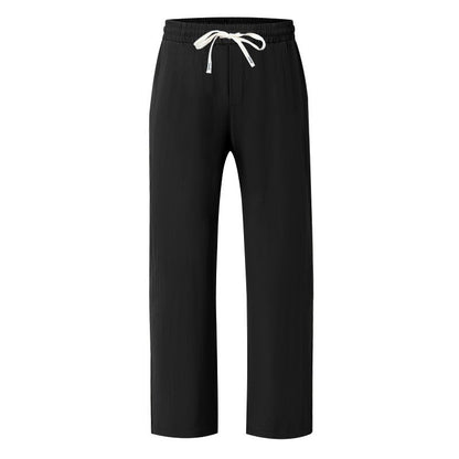 Men’s Relaxed Fit Linen Cargo Pants | Breathable Summer Wear Trousers | MGTZ-6