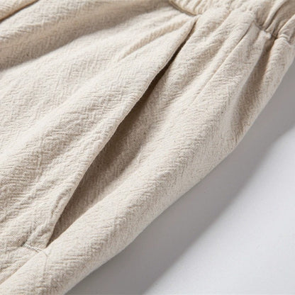 Men's Linen-Cotton Casual Trousers - 2025 Spring Slim-Fit Anti-Wrinkle Pants | PM1203