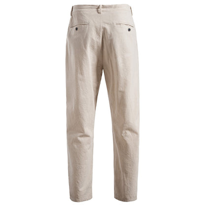 Men's Linen-Cotton Casual Trousers - 2025 Spring Slim-Fit Anti-Wrinkle Pants | PM1203