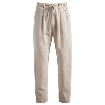 Men's Linen-Cotton Casual Trousers - 2025 Spring Slim-Fit Anti-Wrinkle Pants | PM1203