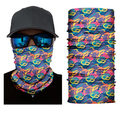 Pack Of 3/6 Men's Neck Warmer Gaiter Face Bandana Headband Mask | S251