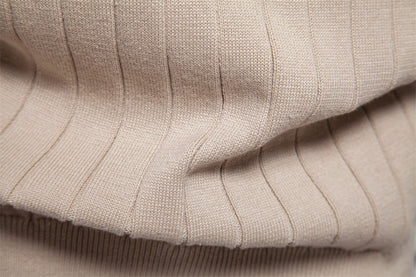 Men’s V-Neck Color-Trim Knit Cardigan – Casual Loose-Fit Buttoned Sweater for Autumn | SW199