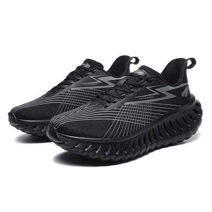 Unisex Breathable Running Sneakers – Lightweight Flyknit Trainers | A526