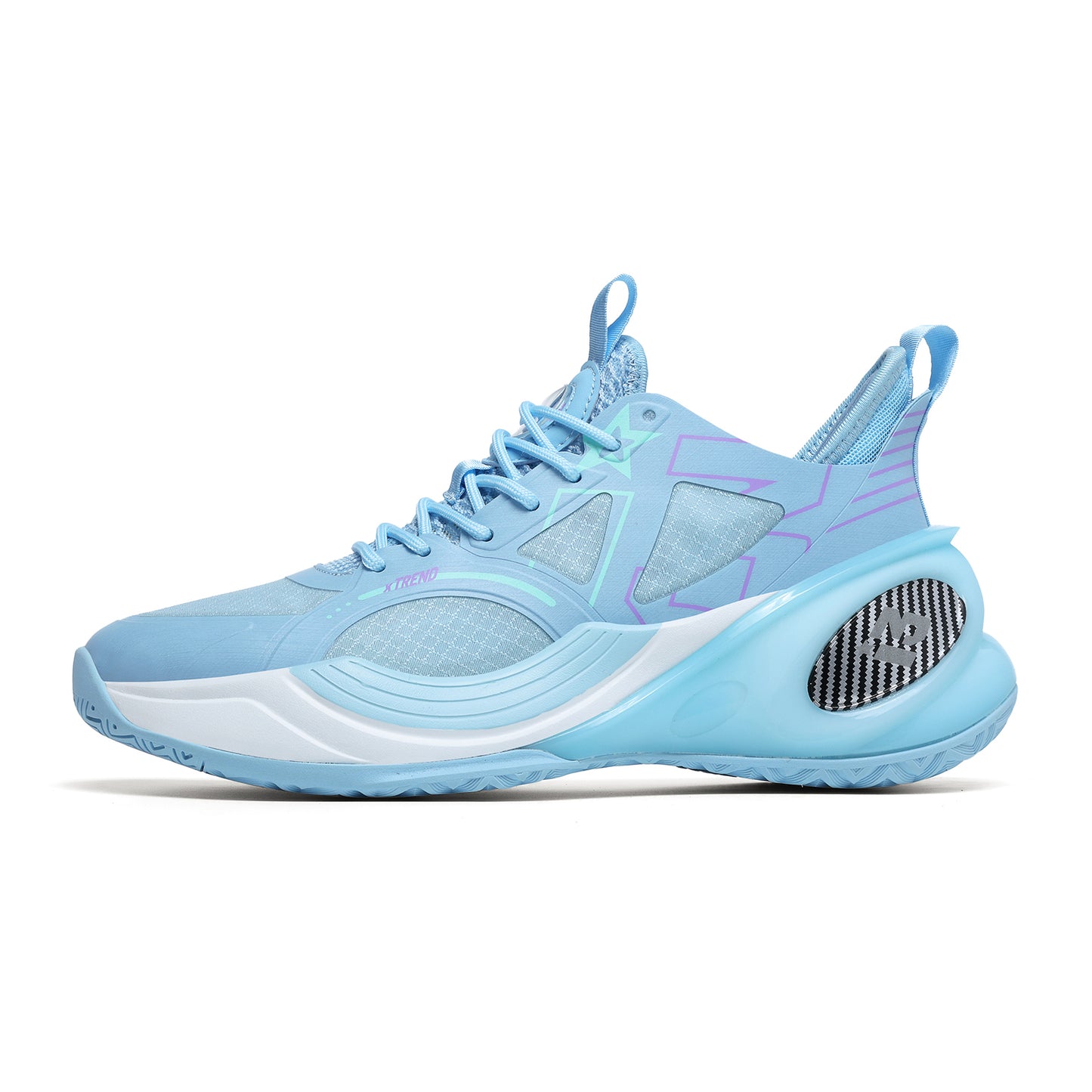 Men’s High-Performance Basketball Shoes – Seamless Knit Court Sneakers | A500